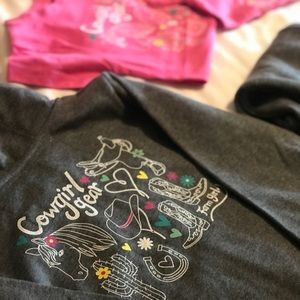 Jumpsuit and 2 Ts bundle